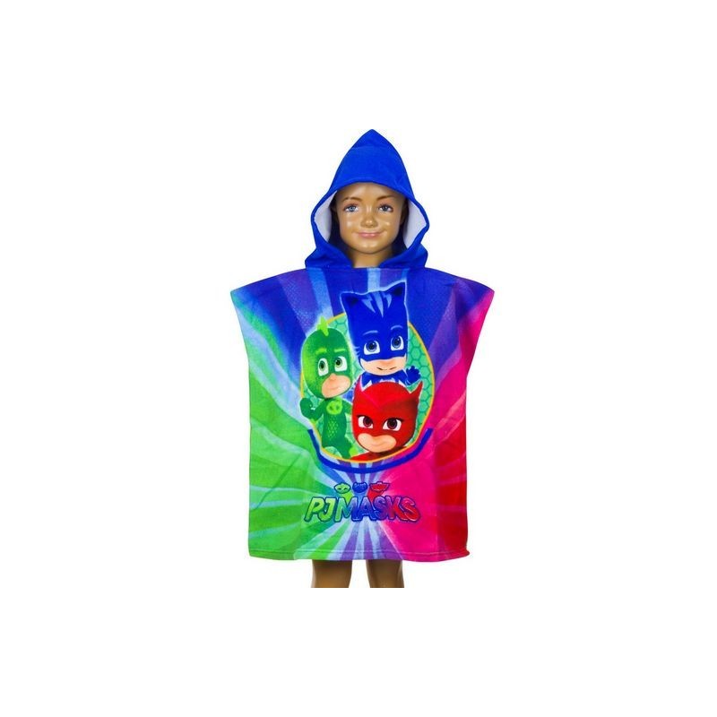 Poncho de bain Pj Masks à capuche - Vente grossiste.fr