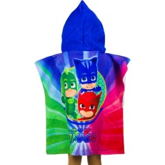 Poncho de bain Pj Masks à capuche - Vente grossiste.fr