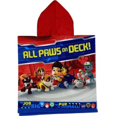 Felpa con cappuccio Paw Patrol Swim Poncho - vente grossiste.fr