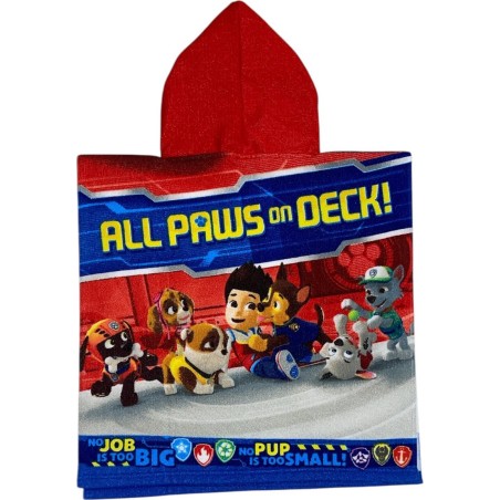 Felpa con cappuccio Paw Patrol Swim Poncho