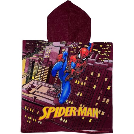 Spider-Man Swim Poncho con capucha