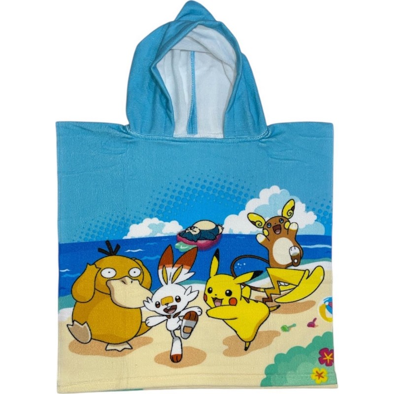 Poncho de bain Pokémon a capuche - Vente grossiste.fr