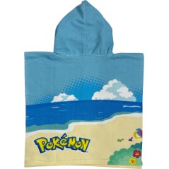 Poncho de bain Pokémon a capuche - Vente grossiste.fr