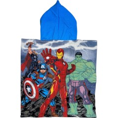 Poncho de bain Avengers à capuche - Vente grossiste.fr
