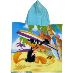Poncho de natación con capucha Looney Tunes - vente-grossiste.fr