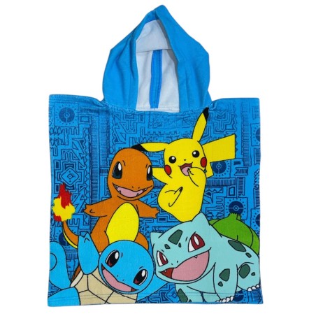 Poncho de bain Pokémon a capuche - Vente grossiste.fr