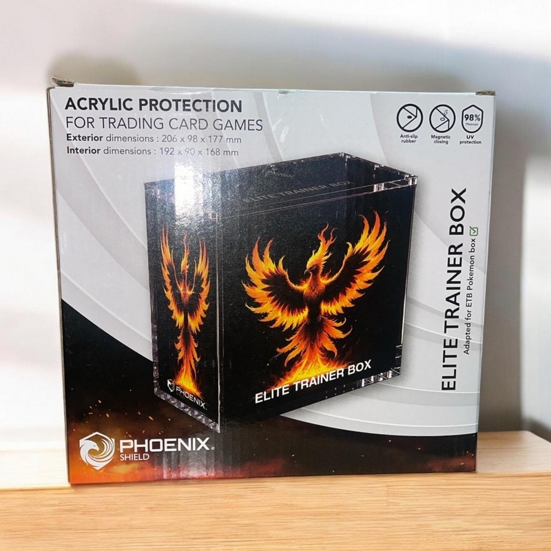 ETB (Elite Trainer Box) Acrylic Protection, New discount.com, Nouve... ETB (Elite Trainer Box) Acrylic Protection, New discount.com, Nouve...