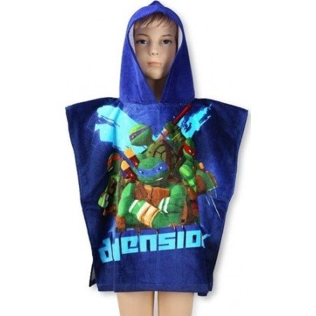 Poncho Con Capucha Las Tortugas Ninja - vente-grossiste.fr
