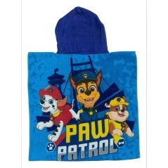 Badeponcho mit Kapuze aus Baumwolle von Paw Patrol