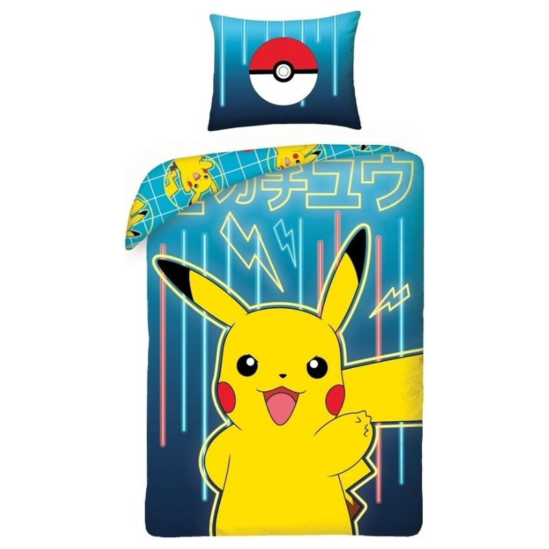 Parure de lit Pokémon - housse de couette Pokémon - Vente grossiste.fr