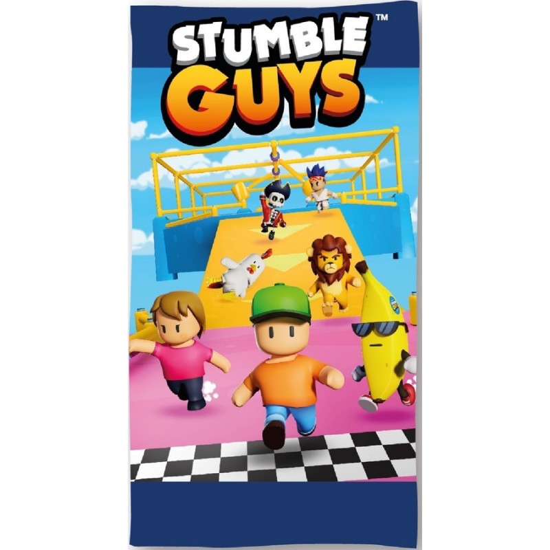 Drap de plage ou Serviette de bain Stumble Guys - Vente grossiste.fr