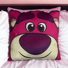 Coussin Lotso Disney 38 cm (Impression recto verso) - Vente grossis...