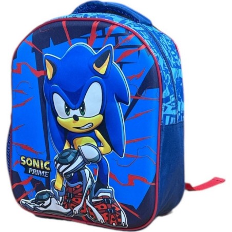 Sac à dos sonic en 3D - Vente grossiste.fr