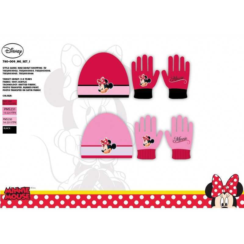 Conjunto de guantes y gorro minnie disney -New discount.com