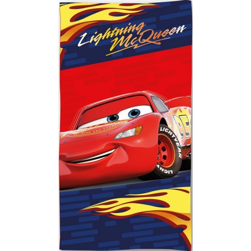 Flash McQueen toalla de playa o toalla de baño - vente-grossiste.fr