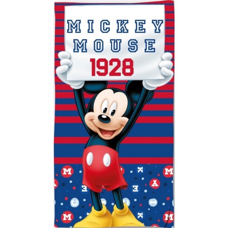 Drap de plage ou drap de bain Mickey Disney - Vente grossiste.fr