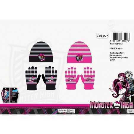 Set Bonnet gants Monster High - 780-007 - Vente grossiste.fr