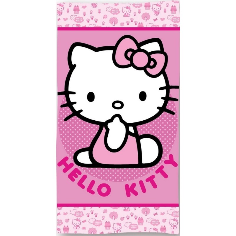 Asciugamano o telo Mare Hello Kitty - vente grossiste.fr