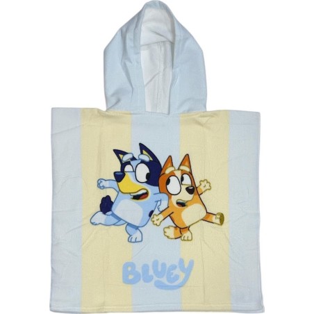 Poncho da bagno con cappuccio Bluey - vente grossiste.fr