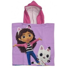Poncho da bagno con cappuccio Gabby's Dollhouse - vente grossiste.fr