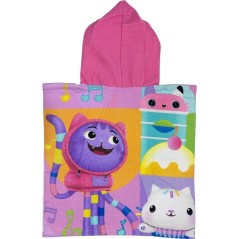 Poncho da bagno con cappuccio Gabby's Dollhouse - vente grossiste.fr
