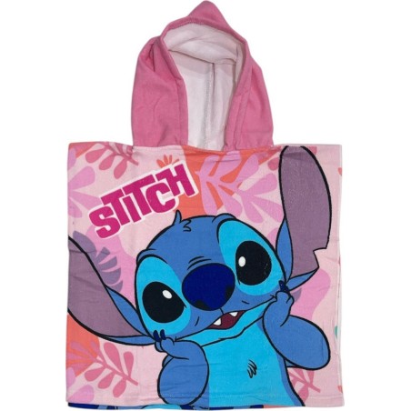 Felpa con cappuccio Stitch Disney Swim Poncho - vente grossiste.fr