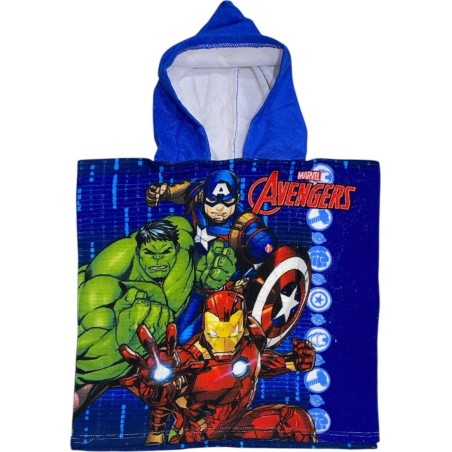 Poncho de natación con capucha vengadores - vente-grossiste.fr
