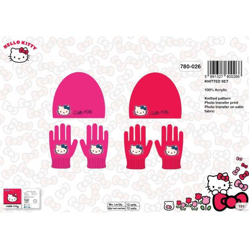 Set Beanie and Gloves Heloo Kitty - 780-026, New discount.com, Nouv...