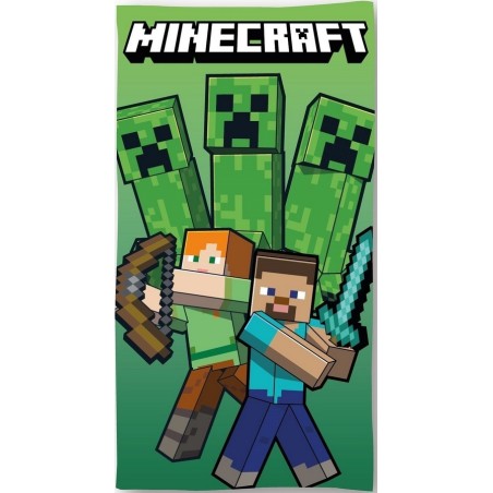 Minecraft Cotton beach towel - vente-grossiste.fr