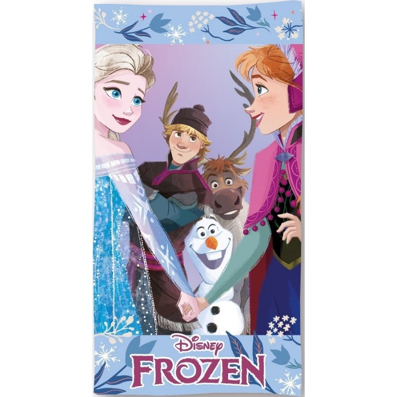 Asciugamano o telo Mare Frozen 2 Disney cotone - vente grossiste.fr