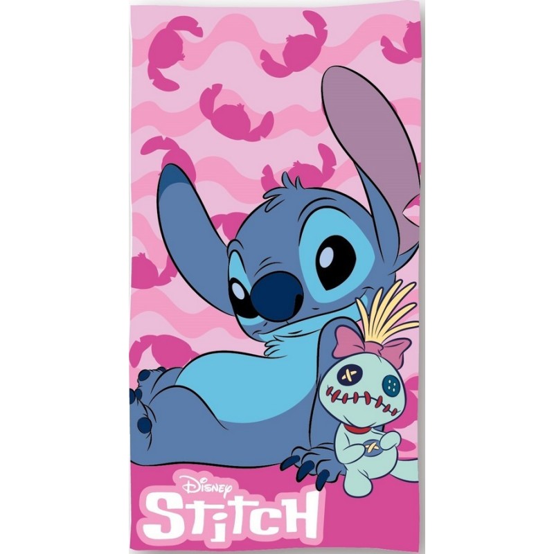 Stitch Disney toalla de playa o toalla de baño algodón - vente-gros...