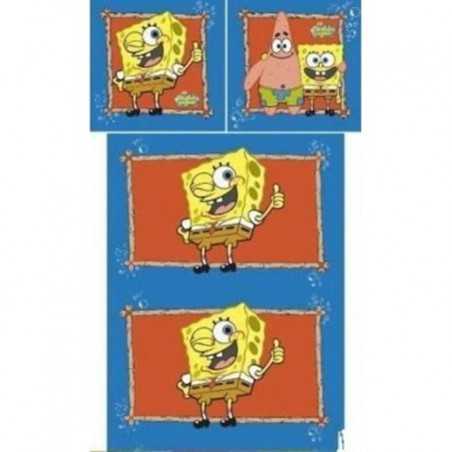 Set of duvet cover Sponge bob 140x200cm and Sponge Bob cover - vent...