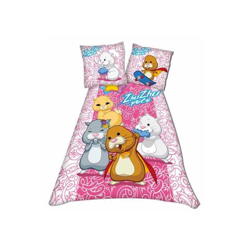ZHU ZHU PETS - Parure de lit Pink - Vente grossiste.fr