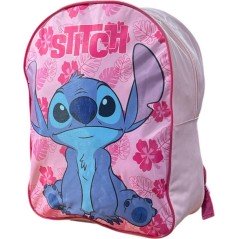 Sac à dos Stitch Disney 40 cm en rose - Vente grossiste.fr
