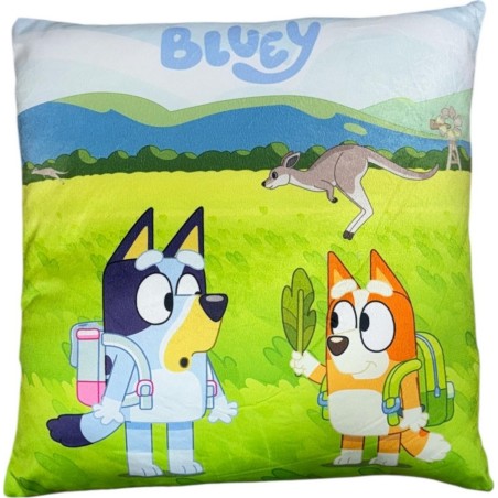 Coussin Bluey 38 cm (Impression recto verso) - Vente grossiste.fr