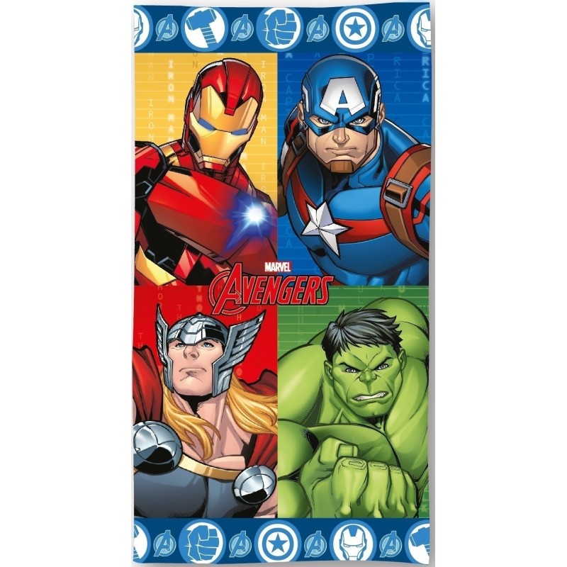 Drap de plage ou drap de bain Avengers Marvel - New discount.com