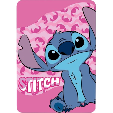 Plaid Polaire Stitch Disney - Vente grossiste.fr