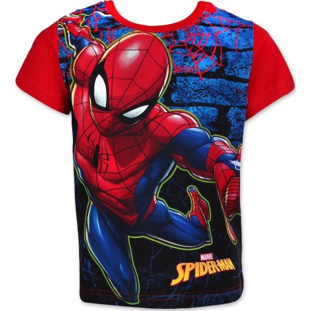 T-shirt Spiderman Marvel en coton - Vente grossiste.fr