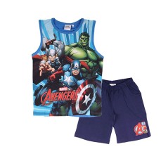 Conjunto de camiseta sin mangas y pantalones cortos de Avengers -Ne...