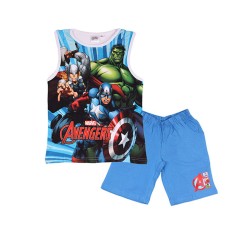 Conjunto de camiseta sin mangas y pantalones cortos de Avengers -Ne...