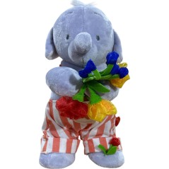 Elefante Humphreys Corner Oso Dorado Elefante de Peluche Ramo de Fl...