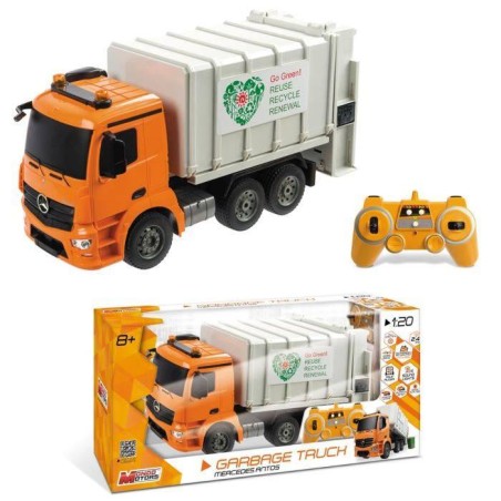 Véhicule radiocommandé 1/20ème - Mercedes Arocs Poubelle - Vente gr...