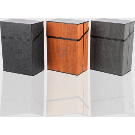 Caja de protección de cubierta Cajas de empuje con efecto madera