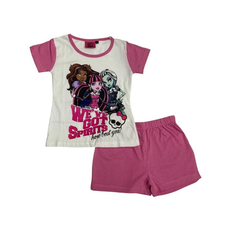 L'ensemble tee-shirt + short de plage Monster Monster High - New di...