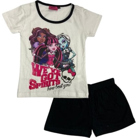 Completo maglietta + pantaloncini da spiaggia Monster High