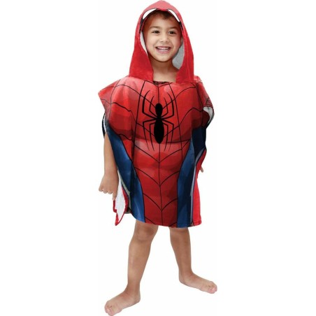 Poncho de bain Spider-Man à capuche