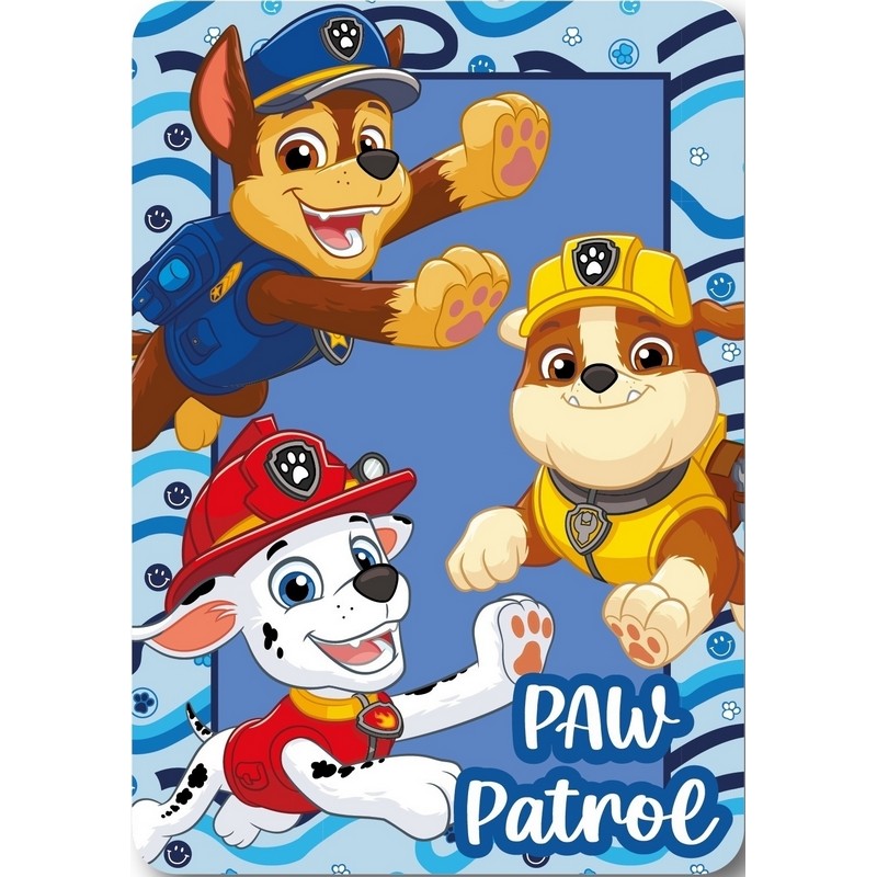 Plaid Polaire Pat Patrouille - Paw Patrol - New discount.com