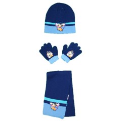Set 3 pièces Bonnet + écharpe + gants Mickey Disney -New discount.com