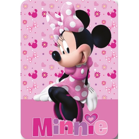 Plaid Polaire Minnie Disney - Vente grossiste.fr