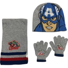 Set 3-piece Avengers cap + gloves + scarf Avengers - 780-568 - vent...